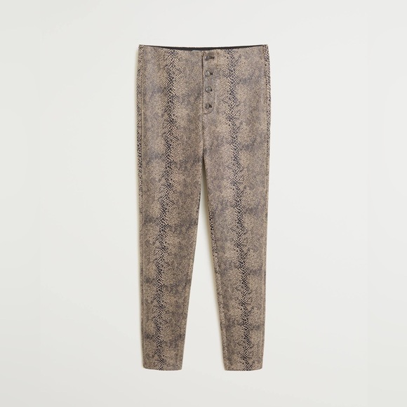MANGO Python Pants XS - Picture 2 of 2